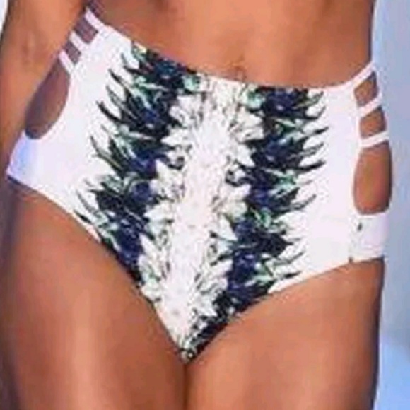 Sexy 2018 High Waist Tummy Cover Bikini Set Plus - Picture 4 of 8